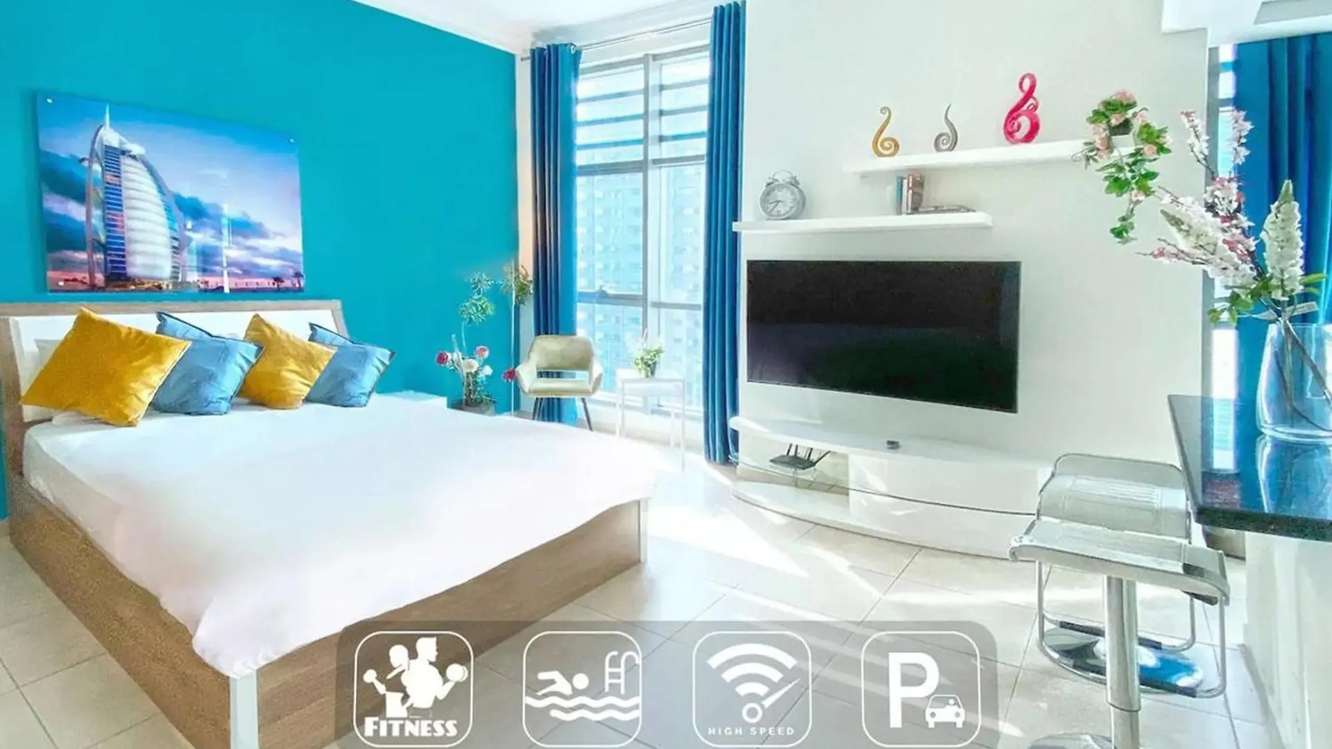 Cozy Studio At Marina Near Beach And Metro In Marina Z817 Dubai
